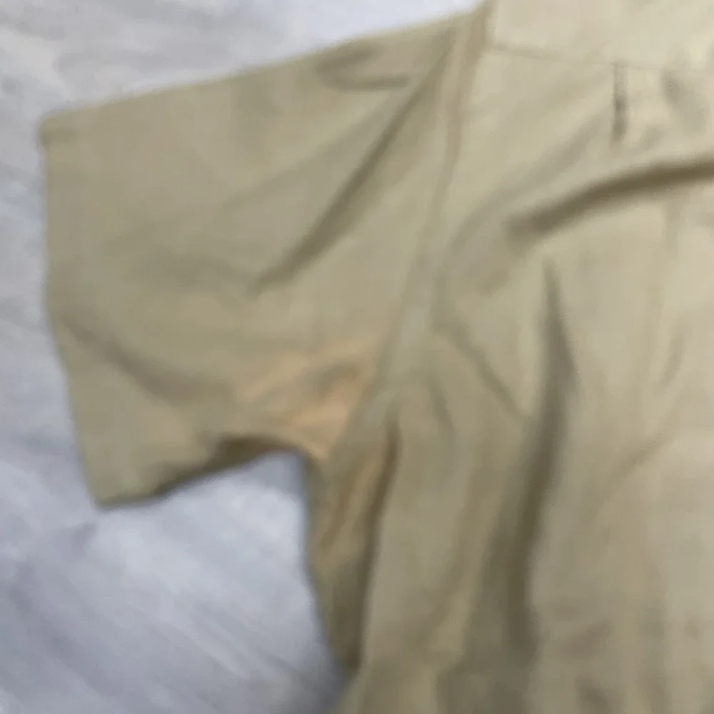 Polo Ralph Lauren Tan Brown S/S Camp Style Shirt Men Sz XL FAIR